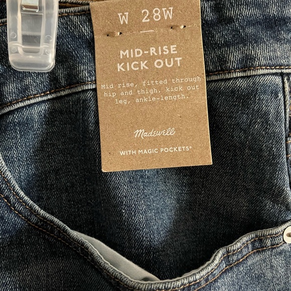 Madewell plus size pants mid rise kikout - Picture 2 of 3
